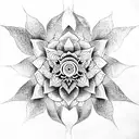 Lotus Flower tattoo design idea
