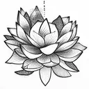Lotus Flower tattoo design idea