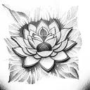Lotus Flower tattoo design idea