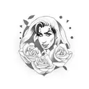 Amy Winehouse  tattoo design idea