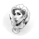Amy Winehouse  tattoo design idea