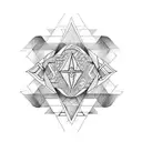 surfing ritual tattoo design idea