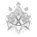 surfing ritual tattoo design idea