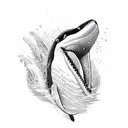 killer whale tattoo design idea