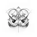 absurd world tattoo design idea