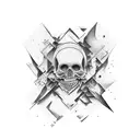 absurd world tattoo design idea