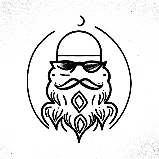 Beard Mustache tattoo , Beard Mustache tattoo ,Beard Mustache sticker,  Temporary tattoo ,tattoo