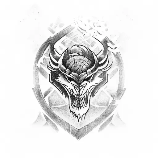 Incorporating the logos of Barrow Wanderers in a unique tattoo composition tattoo design idea