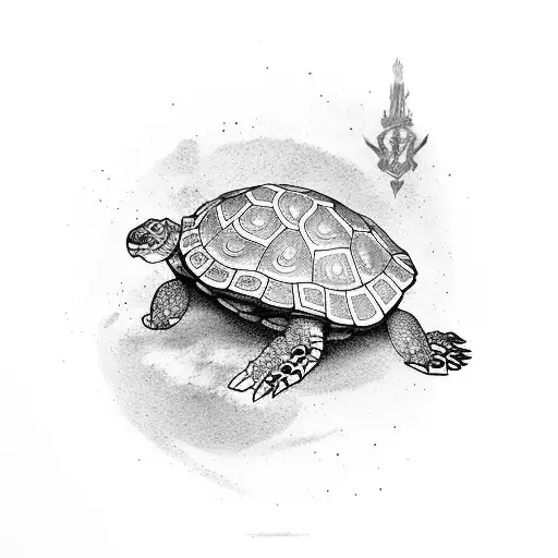 tortuga tattoo design idea