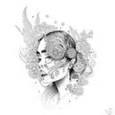 fashion tattoo design idea