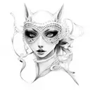 fashion tattoo design idea