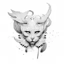 fashion tattoo design idea