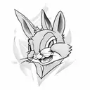 Lola bunny tattoo design idea
