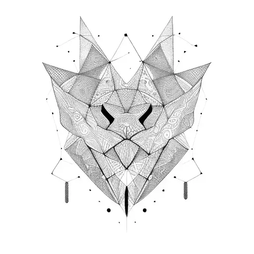 abstract programmer tattoo design idea