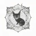 M tattoo design idea