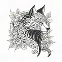 M tattoo design idea