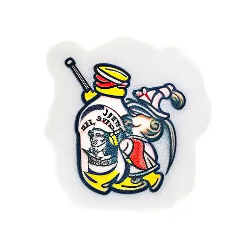 sailor jerry salt and pepper shaker tattoo design idea