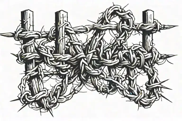 barbed wire, 2006 tattoo design idea