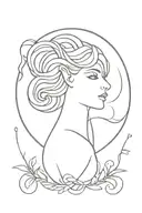virgo aries zodiac sign tattoo design idea
