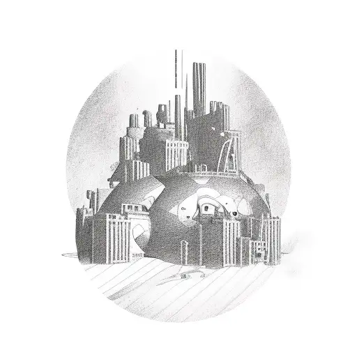 god dad son daughter tattoo design idea