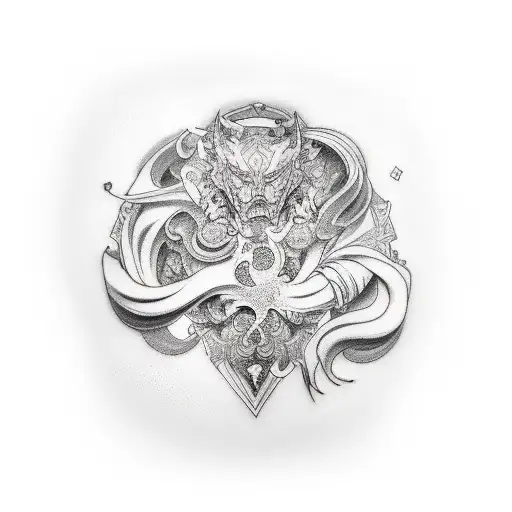 anime sleeve tattoo design idea