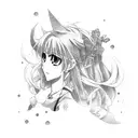 anime sleeve tattoo design idea