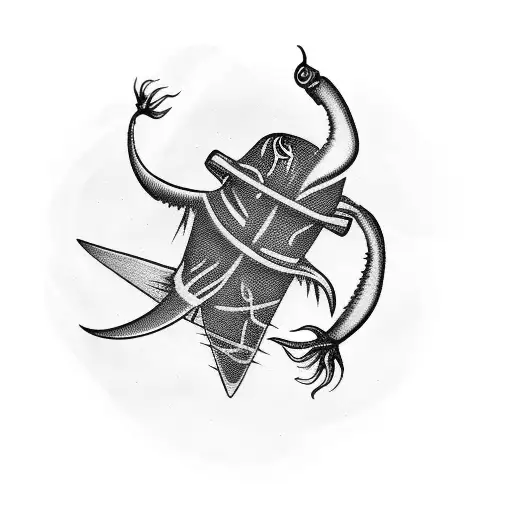skate, palm tattoo design idea