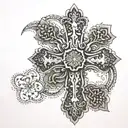 Portuguese cross tattoo design idea