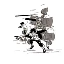 levi attack tattoo design idea