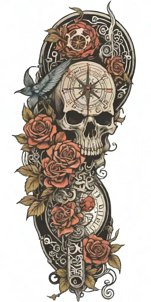 bad omens songs inspired tattoo design idea
