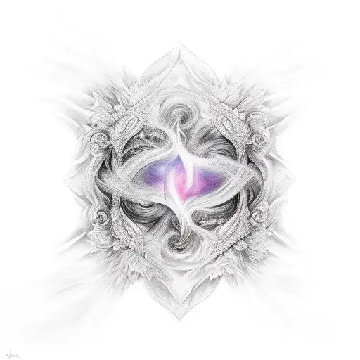 fade into you, ceotic love tattoo design idea