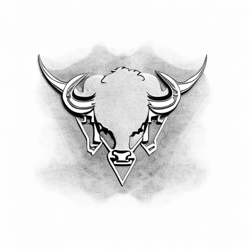 buffalo bills, patriotic  tattoo design idea