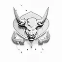 buffalo bills, patriotic  tattoo design idea