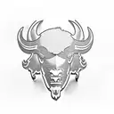 buffalo bills, patriotic  tattoo design idea