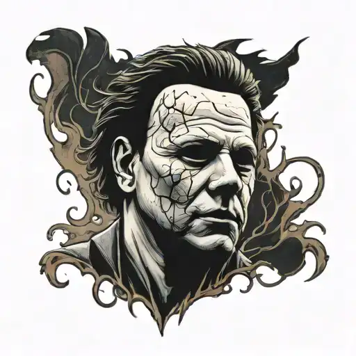 michael myers tattoo design idea