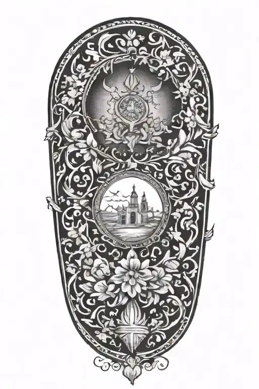 Biblical sleeve tattoo tattoo design idea