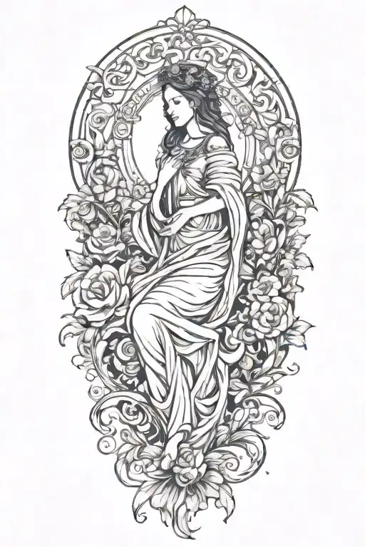 Biblical sleeve tattoo tattoo design idea