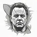 Horror Movie Michael Myers Forearm Tattoo tattoo design idea