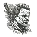 Horror Movie Michael Myers Forearm Tattoo tattoo design idea