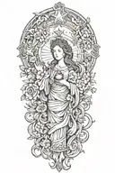 Biblical sleeve tattoo tattoo design idea