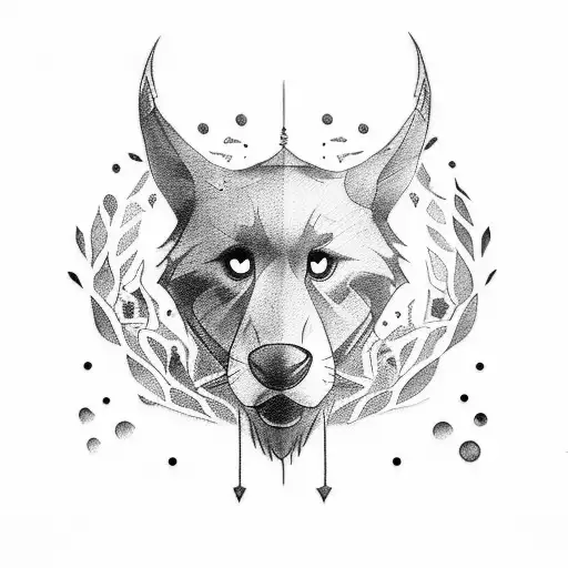 tattoo aquarela lilás com o símbolo do BTS e uma baleia fofa que represente amor eterno  tattoo design idea