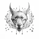 tattoo aquarela lilás com o símbolo do BTS e uma baleia fofa que represente amor eterno  tattoo design idea