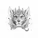 tattoo aquarela lilás com o símbolo do BTS e uma baleia fofa que represente amor eterno  tattoo design idea