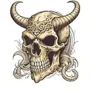 Mythosaur skull tattoo design tattoo design idea