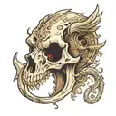 Mythosaur skull tattoo design tattoo design idea