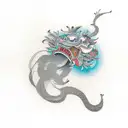 Namakubi tattoo design idea