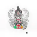 Namakubi tattoo design idea