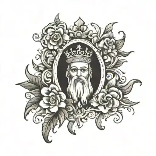 Orthodox religious bicep tattoo  tattoo design idea