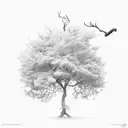laurel tree tattoo design idea