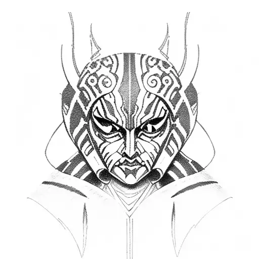 starwars with ahsoka tattoo design idea